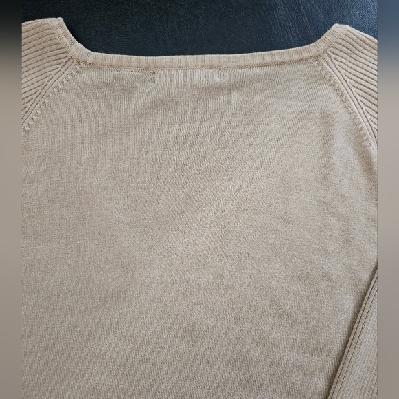 NWOT - BCBGMaxAzria Silk Blend Tan Jersey - Size XL - Picture 9 of 11